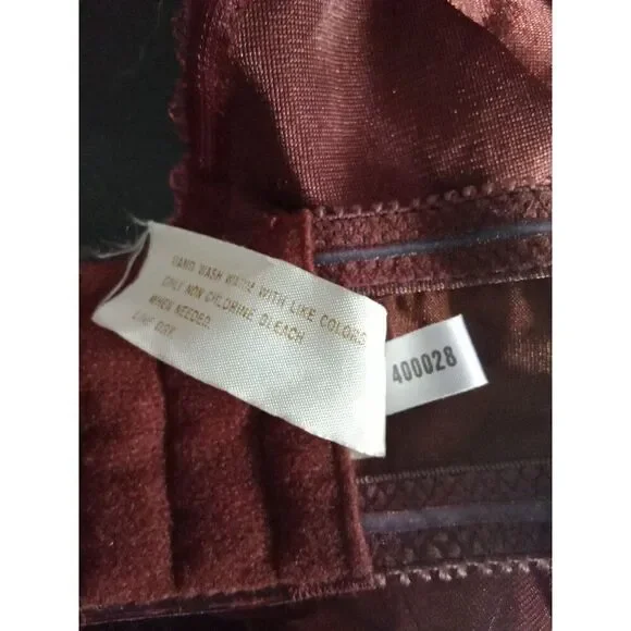 (#7) Victoria's Secret Bra Patricia Chocolate Brown Lace Vintage 34A Underwire - Picture 6 of 7